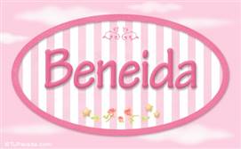 Beneida, nombre de bebé de niña