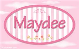 Maydee, nombre de bebé de niña