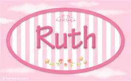 Ruth, nombre de bebé de niña