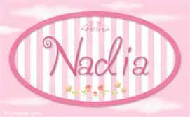 Nadia, nombre de bebé de niña