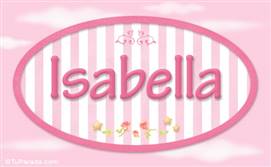 Isabella, nombre de bebé de niña