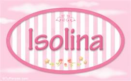 Isolina, nombre de bebé de niña