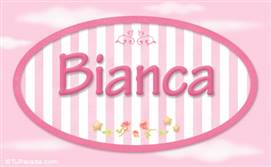 Bianca, nombre de bebé de niña