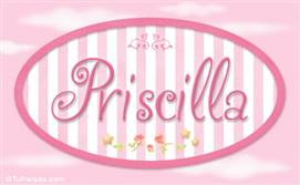 Priscilla, nombre de bebé de niña