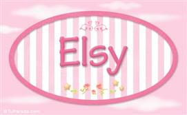 Elsy, nombre de bebé de niña