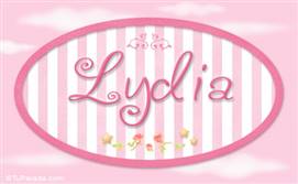 Lydia, nombre de bebé de niña