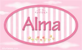 Alma, nombre de bebé de niña