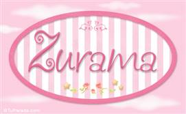 Zurama, nombre de bebé de niña