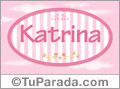 Katrina, nombre de bebé de niña