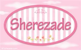 Sherezade, nombre de bebé de niña