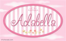 Adabella, nombre de bebé de niña