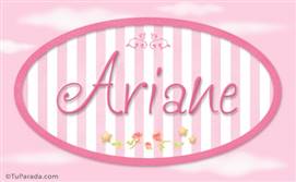 Ariane, nombre de bebé de niña