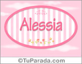 Alessia, nombre de bebé de niña