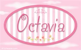 Octavia, nombre de bebé de niña