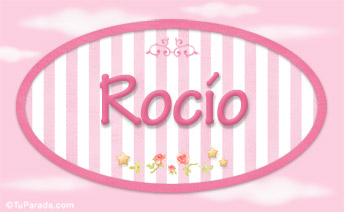 Rocío, nombre de bebé de niña