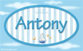 Antony - Nombre decorativo