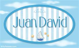 Significado del nombre Juan David - Nombre decorativo