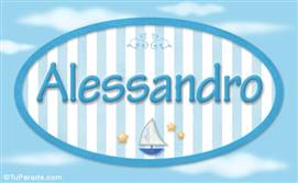 Alessandro - Nombre decorativo