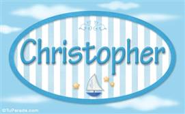Christopher - Nombre decorativo