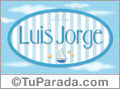 Luis Jorge - Nombre decorativo