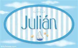 Julián - Nombre decorativo