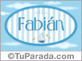 Fabian - Nombre decorativo