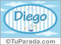Diego - Nombre decorativo