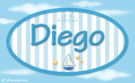 Diego - Nombre decorativo