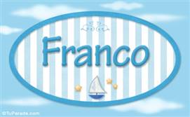 Franco - Nombre decorativo