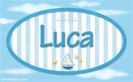 Luca - Nombre decorativo
