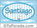 Santiago - Nombre decorativo