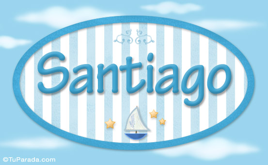 Santiago - Nombre decorativo