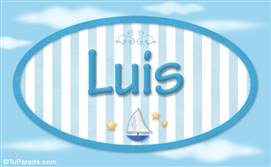 Luis - Nombre decorativo