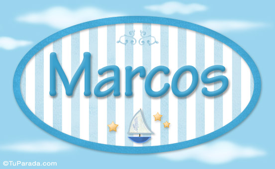 Marcos - Nombre decorativo