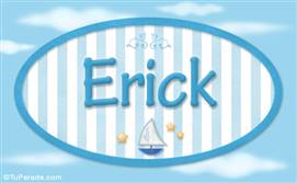 Erick - Nombre decorativo