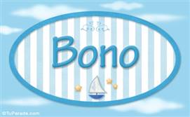 Bono - Nombre decorativo