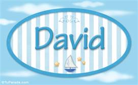 David - Nombre decorativo