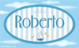 Roberto - Nombre decorativo