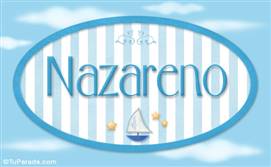 Nazareno - Nombre decorativo
