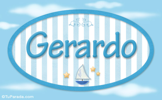 Gerardo - Nombre decorativo