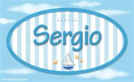 Sergio - Nombre decorativo