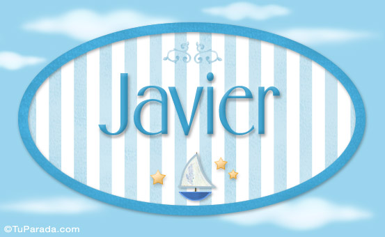 Javier -Nombre decorativo