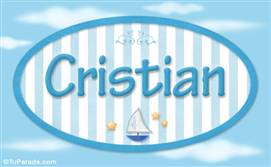 Cristian - Nombre decorativo