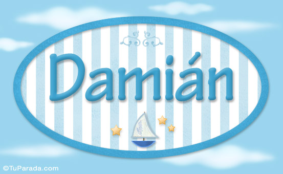 Nombre Damián, nombre de bebé, nombre de niño, Imagen Significado de Damián, nombre de bebé, nombre de niño