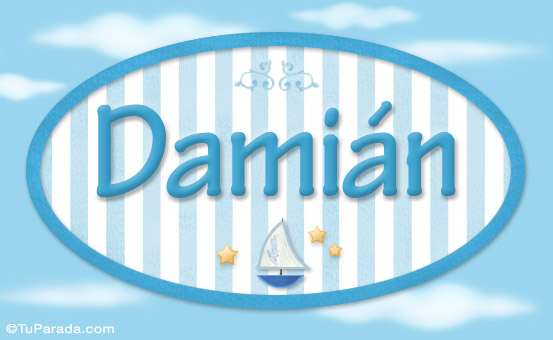 Damián, nombre de bebé, nombre de niño