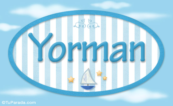 Yorman, nombre de bebé, nombre de niño