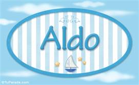 Aldo, nombre de bebé, nombre de niño
