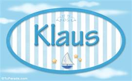 Klaus, nombre de bebé, nombre de niño