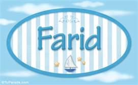 Farid, nombre de bebé, nombre de niño