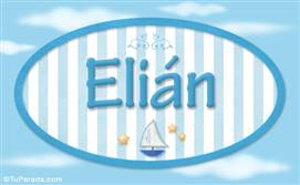 Elián, nombre de bebé, nombre de niño